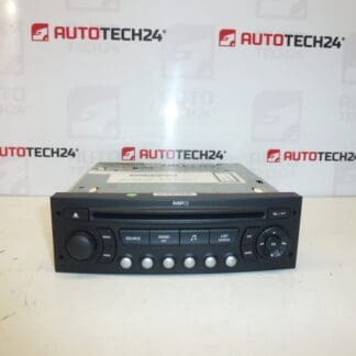 Autoradio met CD MP3 Citroën Peugeot 9663080277 657903