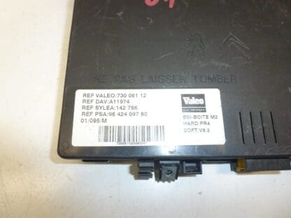 ECU BSI Valeo BOITE M2 9642409780 73006112 - Afbeelding 2
