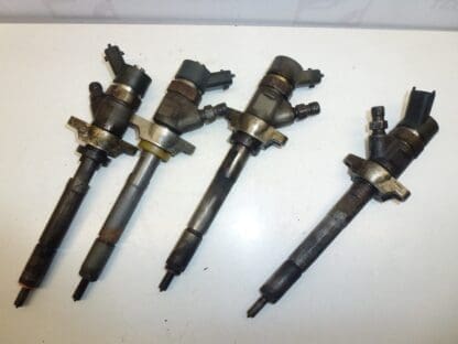 Injectoren Set Bosch 1.6 HDI 55 en 66 kW 0445110239 met 165 duizend km - Afbeelding 2