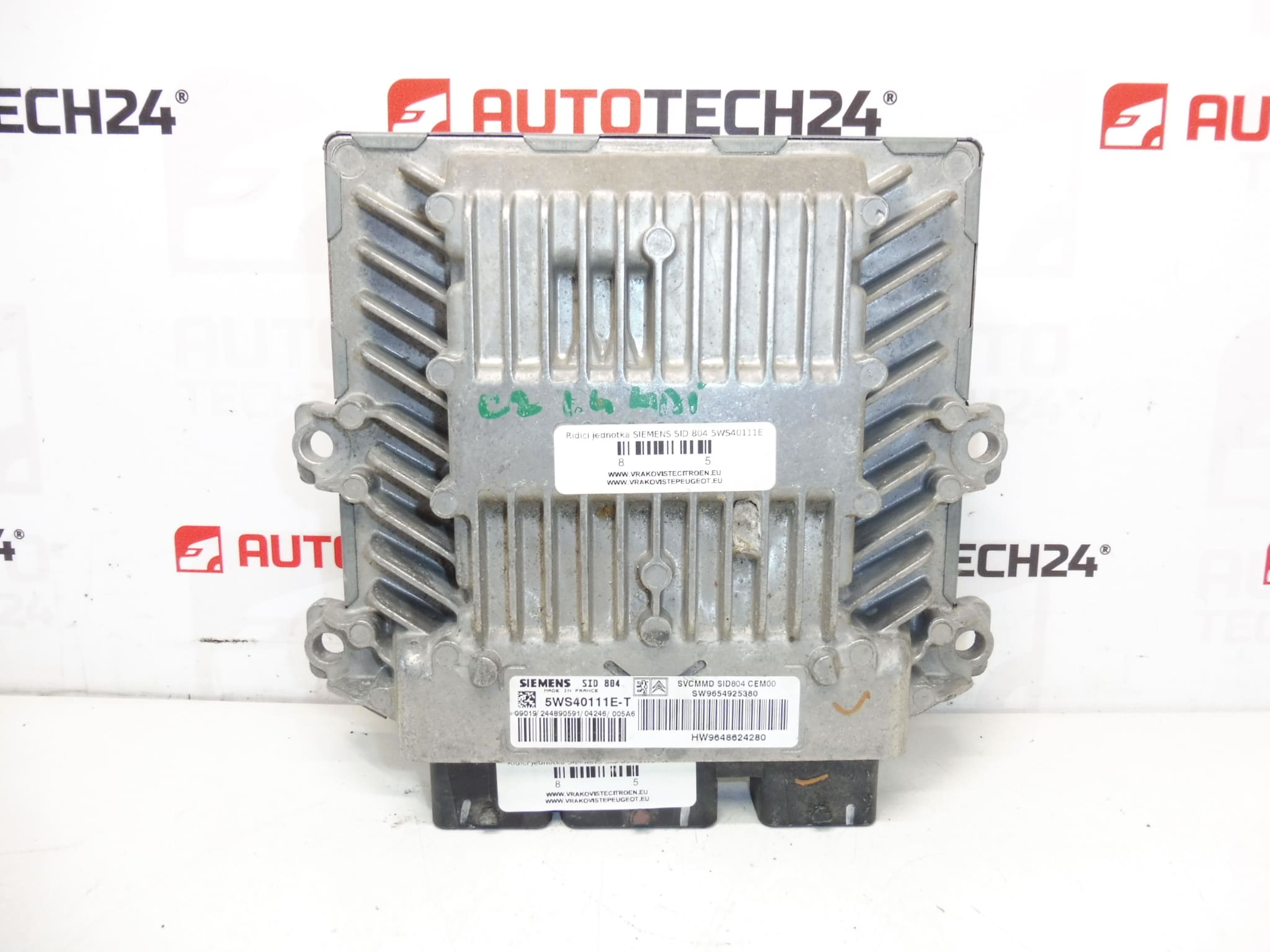 ECU Siemens SID 804 Citroën Peugeot 5WS40111E-T